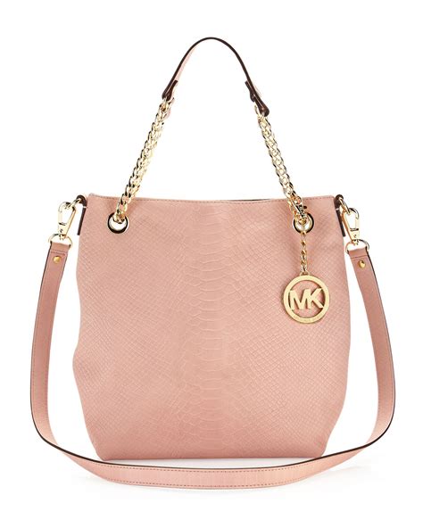 michael kors pink bag with strap